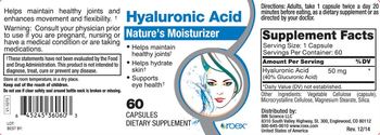 Roex Hyaluronic Acid - supplement
