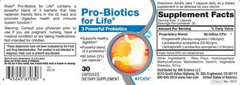 Roex Pro-Biotics for Life - supplement