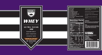 Royal Sport LTD. Whey Ultra Clean 100 Chocolate Cupcake - 