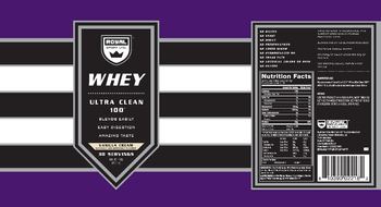 Royal Sport LTD. Whey Ultra Clean 100 Vanilla Cream - 