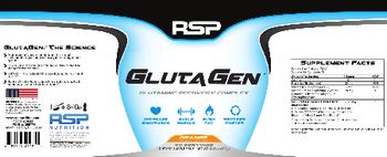 RSP GlutaGen Orange - supplement