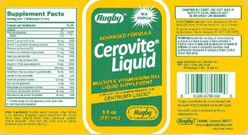 Rugby Cerovite Liquid - multiple vitaminmineral liquid supplement