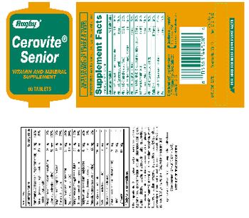 Rugby Cerovite Senior - vitamin and mineral supplement
