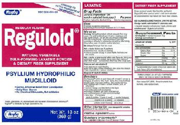 Rugby Regular Flavor Reguloid - fiber supplement