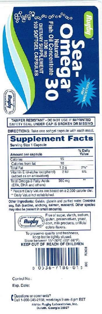 Rugby Sea-Omega 30 - supplement