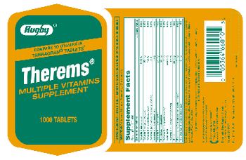 Rugby Therems - multiple vitamins supplement