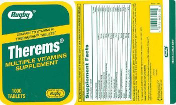 Rugby Therems - multiple vitamins supplement