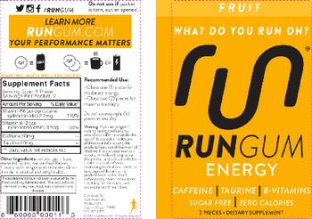 RunGum RunGum Energy Fruit - supplement