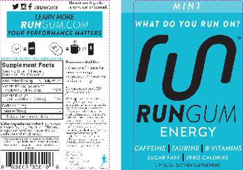 RunGum RunGum Energy Mint - supplement
