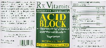 Rx Vitamins Acid Block - 