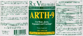 Rx Vitamins ARTH-9 - 
