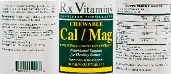 Rx Vitamins Chewable Cal/Mag - 