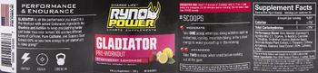Ryno Power Gladiator Strawberry Lemonade - supplement