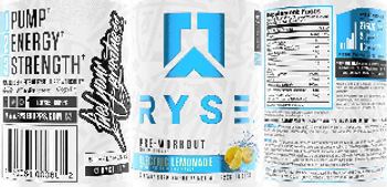 Ryse Up Sports Nutrition Pre-Workout Electric Lemonade - supplement