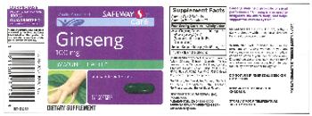 Safeway Care Ginseng 100 mg - supplement