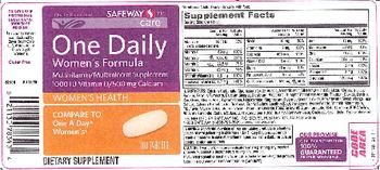 Safeway Care One Daily Women's Formula - multivitamin multimineral supplement
