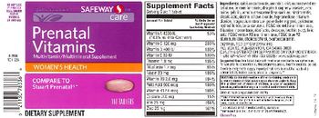 Safeway Care Prenatal Vitamins - multivitamin multimineral supplement