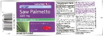 Safeway Care Saw Palmetto 320 mg - supplement