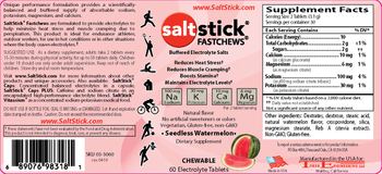SaltStick Fastchews Seedless Watermelon - supplement