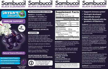 Sambucol Black Elderberry Infant Drops - supplement