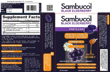 Sambucol Black Elderberry Pastilles - supplement