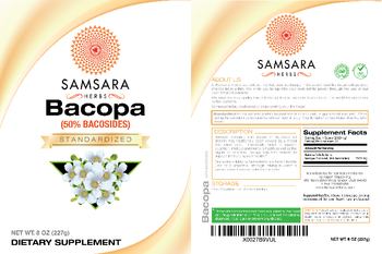 Samsara Herbs Bacopa - supplement