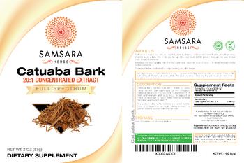 Samsara Herbs Catuaba Bark - supplement