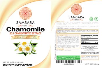 Samsara Herbs Chamomile - supplement
