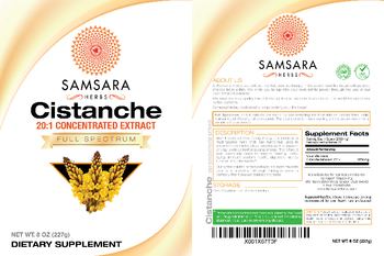 Samsara Herbs Cistanche - supplement