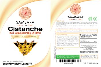 Samsara Herbs Cistanche - supplement