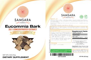 Samsara Herbs Eucommia Bark - supplement