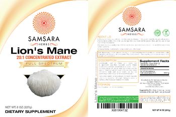 Samsara Herbs Lion's Mane - supplement