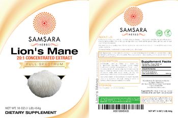Samsara Herbs Lion's Mane - supplement