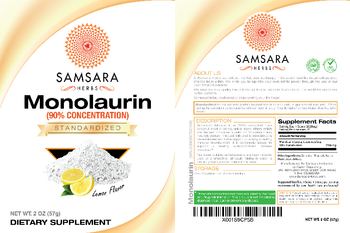 Samsara Herbs Monolaurin Lemon Flavor - supplement