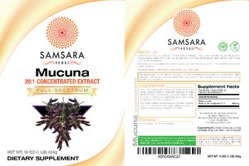 Samsara Herbs Mucuna - supplement