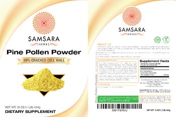 Samsara Herbs Pine Pollen Powder - supplement