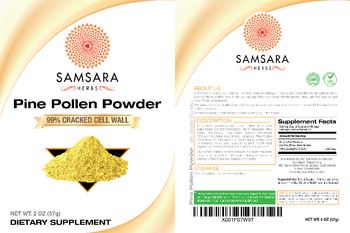 Samsara Herbs Pine Pollen Powder - supplement