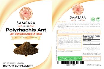 Samsara Herbs Polyrhachis Ant - supplement