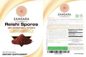 Samsara Herbs Reishi Spores - supplement