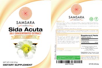 Samsara Herbs Sida Acuta - supplement