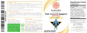 Samsara Herbs Tick Immune Support - supplement