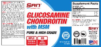 SAN Glucosamine Chondroitin With MSM - supplement