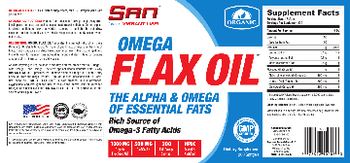 SAN Omega Flax Oil - supplement