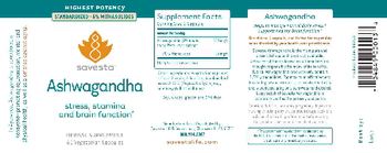 Savesta Ashwagandha - herbal supplement