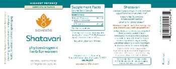 Savesta Shatavari - herbal supplement