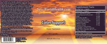SaveWorldHealth.com Colon Support - supplement