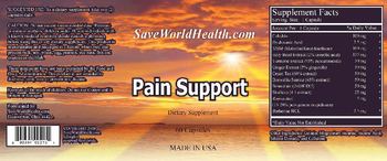 SaveWorldHealth.com Pain Support - supplement