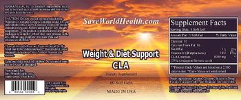 SaveWorldHealth.com Weight & Diet Support CLA - supplement