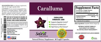 SaVit Nutrition Caralluma - natural supplement