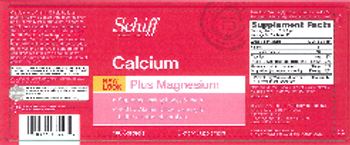 Schiff Calcium Plus Magnesium - supplement